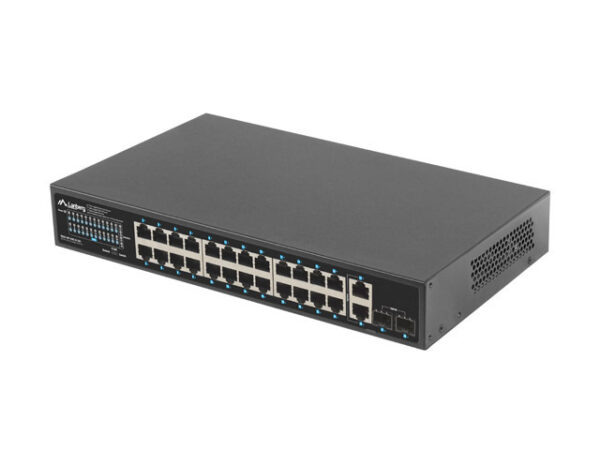 Switch 24x1GB POE+ 2xGB 2x rack 19'' gigabit ethernet 250W - Image 4