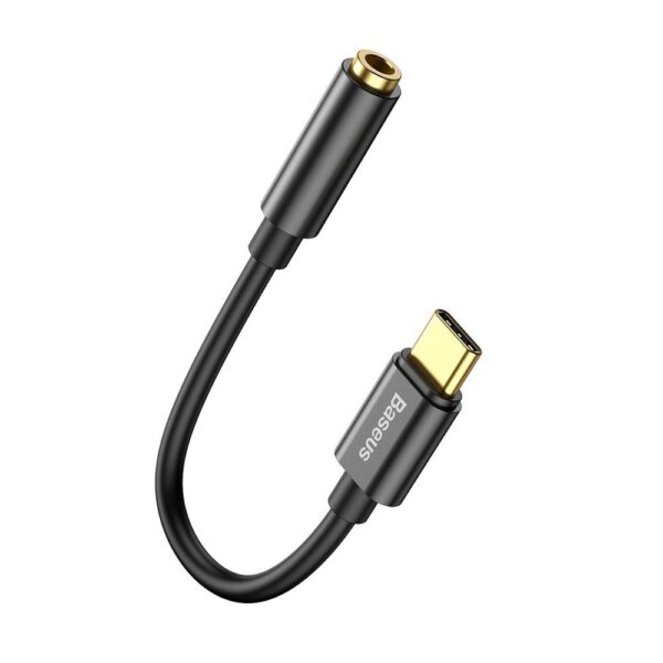 Baseus L54 USB-C do miniJack 3,5mm (czarny)