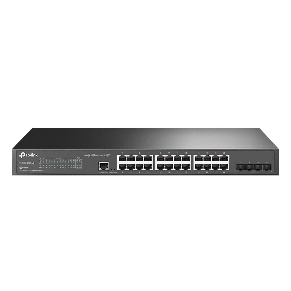 TP-Link JetStream TL-SG3428X-M2 V1.6 - switch - 24 ports - managed - rack-mountable