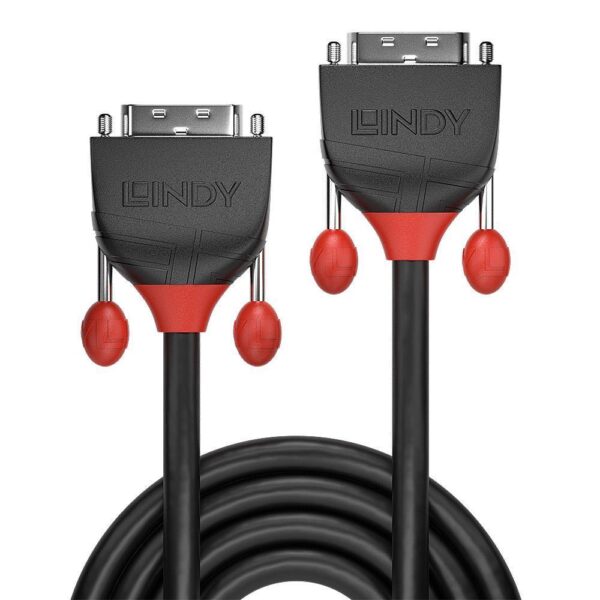 Lindy Black Line - DVI cable - DVI-D to DVI-D - 1 m