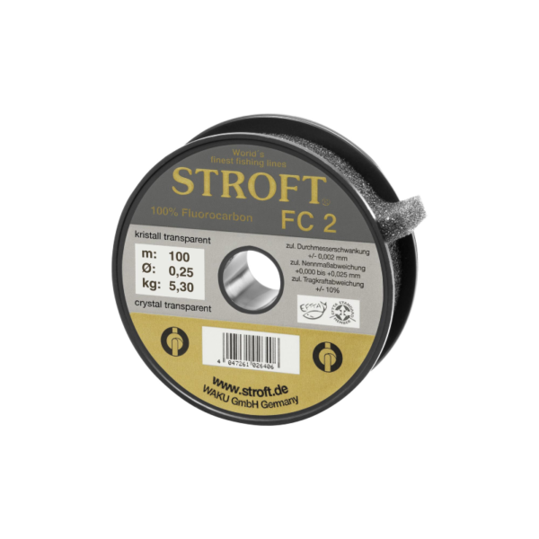 Fishing line Stroft FC2 25m 0.22mm Fluorocarbon