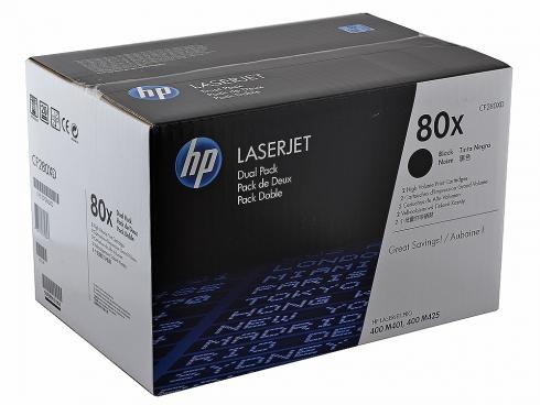 HP tisková kazeta černá velká, 2 pack CF280XD originál