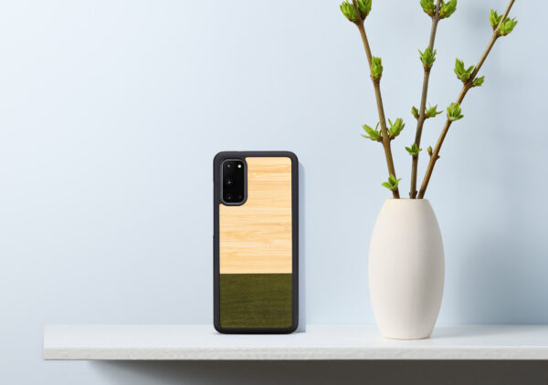 MAN&WOOD case for Galaxy S20 bamboo forest black