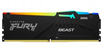 Memorie DDR Kingston DDR5 16GB frecventa 5200 Mhz, 1 modul, radiator, iluminare RGB, latenta CL40, "KF552C40BBA-16"