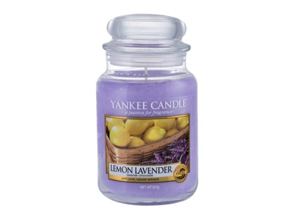 Yankee Candle Classic Large Jar Candles Scented Candle Lemon Lavender 623 g