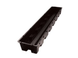 Libra tray - 100 x 16 x 9.5cm + 2 drain pipes
