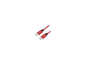 LogiLink USB-C 0.3m w oplocie czerwony