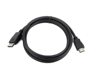 CABLU video GEMBIRD, adaptor DisplayPort (T) la HDMI (T), 1m, negru, "CC-DP-HDMI-1M" (timbru verde 0.08 lei)