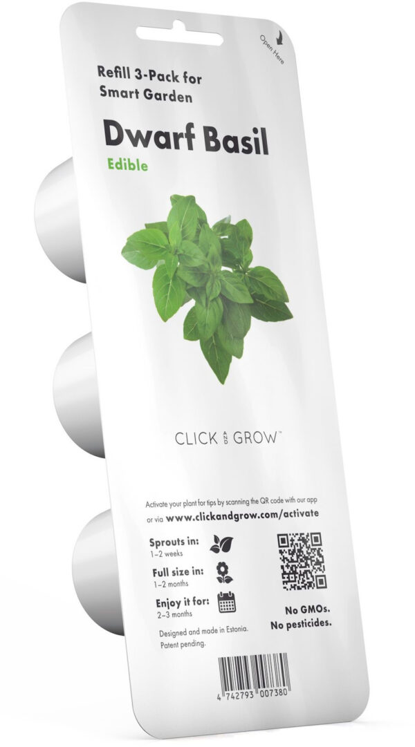 Taimekapsel Click & Grow Plant pod 3-pack, kääbus basiilik - Image 2