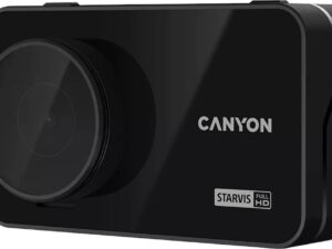 CANYON car recorder DVR10GPS FullHD 1080p Wi-Fi GPS Black