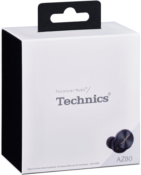Technics wireless earbuds EAH-AZ80E-K, black - Image 6