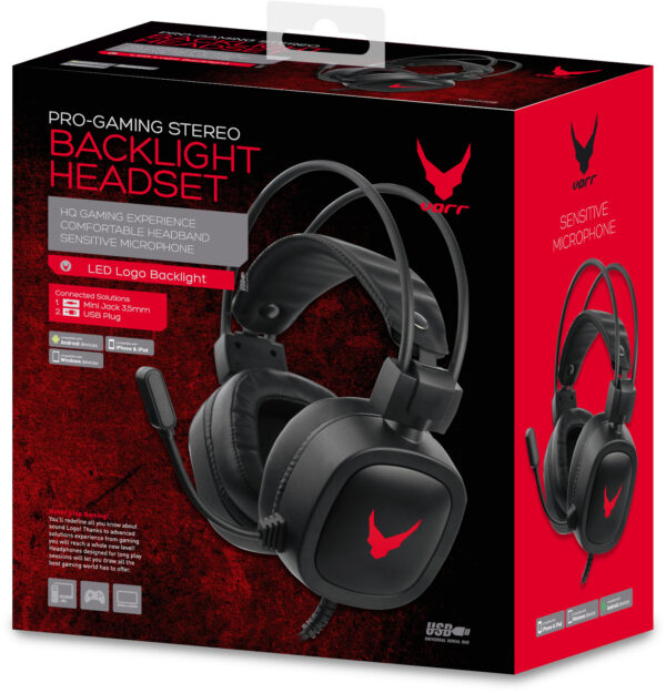 Omega headset Varr VH6020, black - Image 2