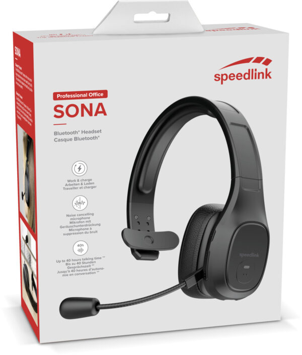 Speedlink wireless headset Sona (SL-870300-BK) - Image 5