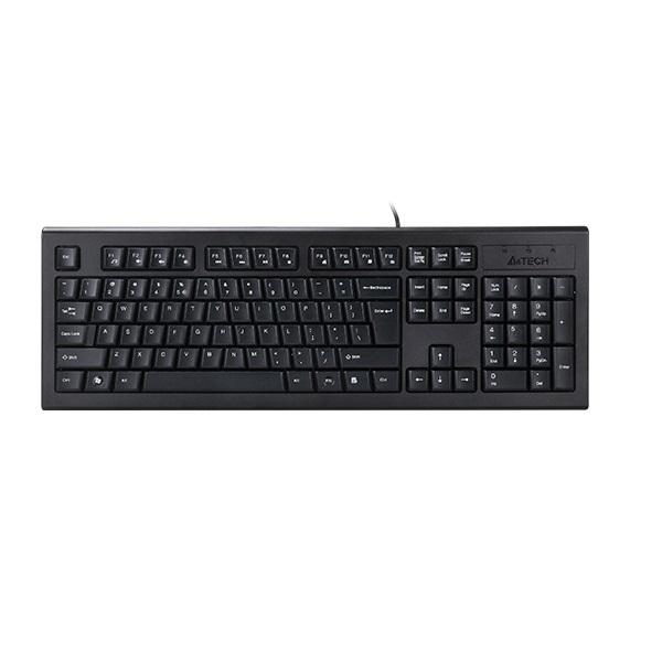 TASTATURA A4TECH, "KRS85", cu fir, 104 taste format standard , USB, negru, "KRS-85-USB" (timbru verde 0.8 lei) - Image 2