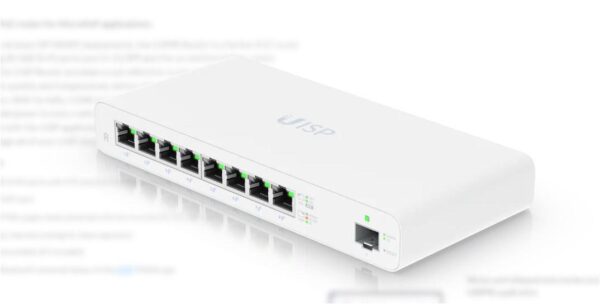 Ubiquiti UISP Router   8x1000Mbps + 1xSFP   PoE24V