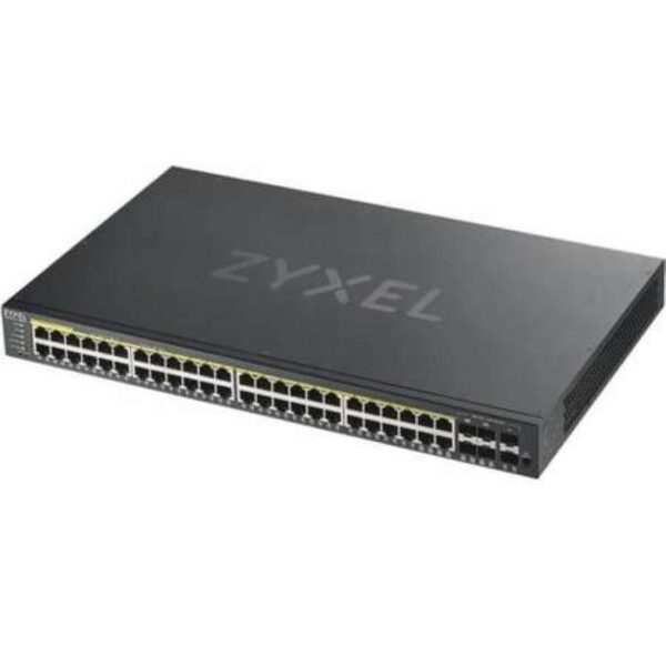 Switch ZYXEL GS1920-48HP, 44x GbE ports, 4x Combo ports SFP/RJ-45, managed, Rack-Mount