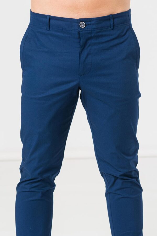 PANTALONI LUNG CASUAL BARBATI  NAVY M - Image 2