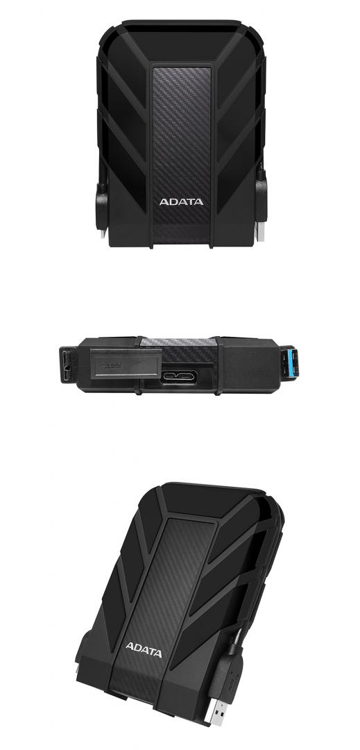HDD extern ADATA 5 TB, HD710P, 2.5 inch, USB 3.1, negru, "AHD710P-5TU31-CBK" (timbru verde 0.8 lei)