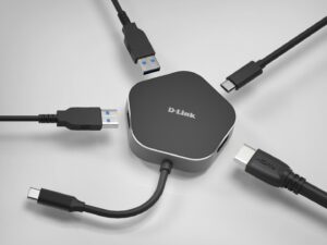 HUB extern D-LINK, porturi USB 3.0 x 2, HDMI x 1, USB Type C x 1,  conectare prin USB 3.0 Type C, cablu 11.5 cm, negru, "DUB-M420" (timbru verde 0.8 lei)