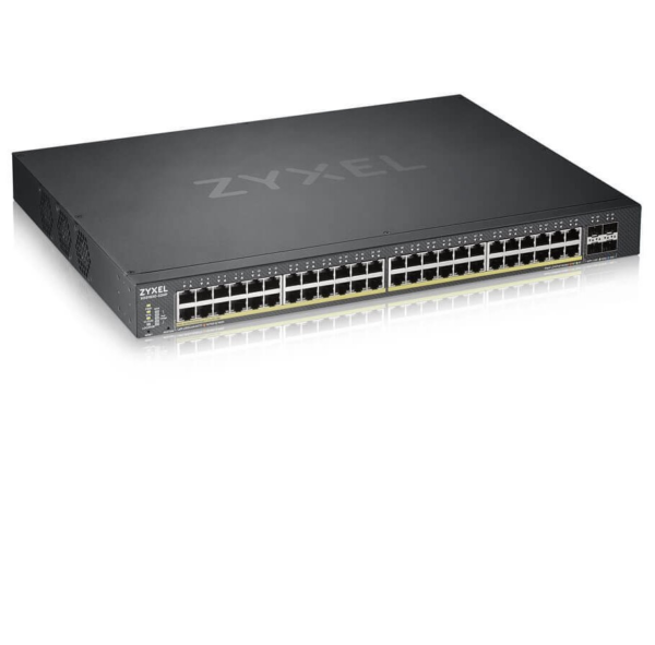 SWITCH ZYXEL, porturi Gigabit x 48, SFP x 4, managed, rackabil, "XGS1930-52-EU0101F" (timbru verde 2 lei)