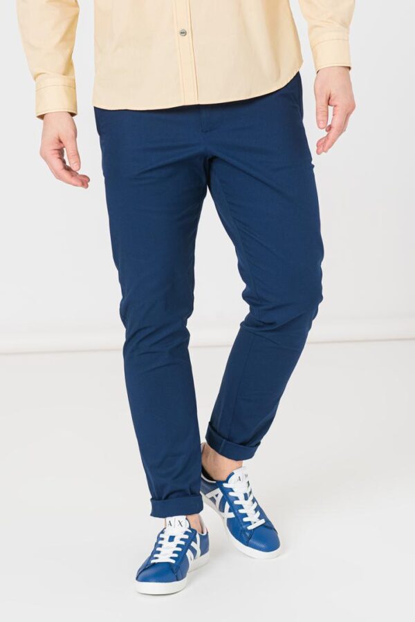 PANTALONI LUNG CASUAL BARBATI  NAVY M - Image 3