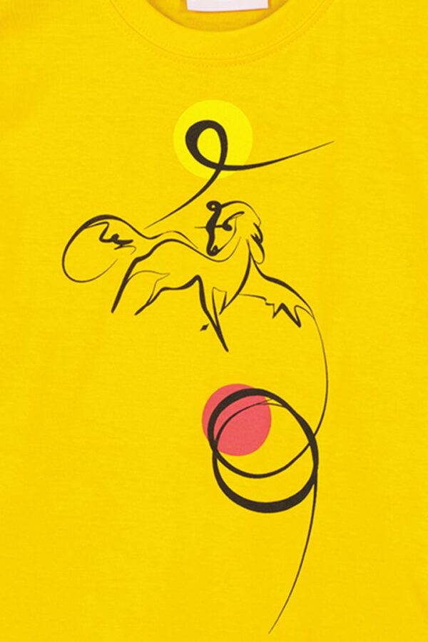 TSHIRT CASUAL C CAL PEGAS YELLOW-4 - Image 2