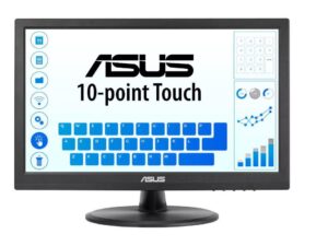 ASUS VT168HR computer monitor 39.6 cm (15.6") 1366 x 768 pixels WXGA LED Touchscreen Black