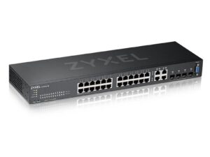 Switch ZyXEL GS2220-28, 24-port GbE + 4-port Combo (RJ45/SFP) L2 with GbE Uplink, managed