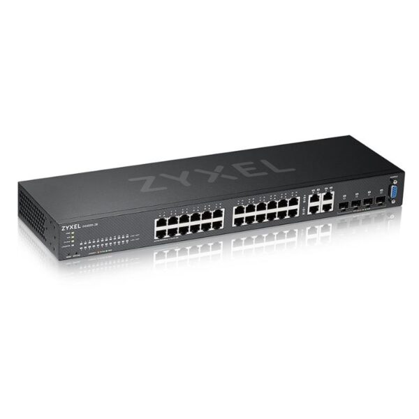 Zyxel GS2220-28-EU0101F network switch Managed L2 Gigabit Ethernet (10/100/1000) Black