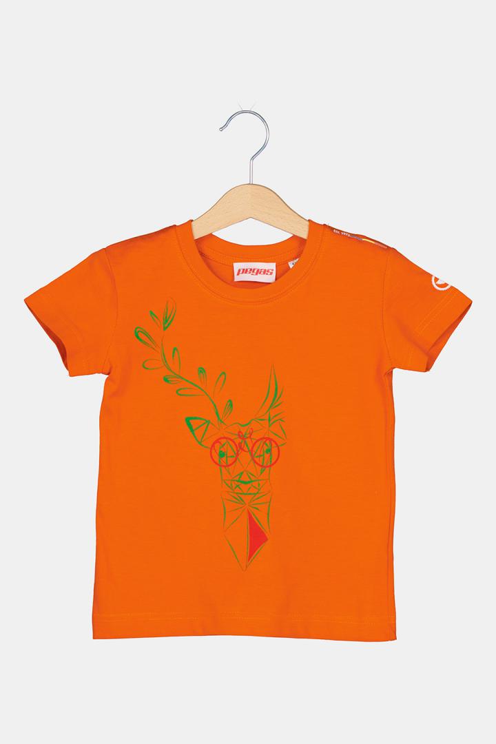 TRICOU CERB FAMILIE COPII ORANGE-8 - Image 3