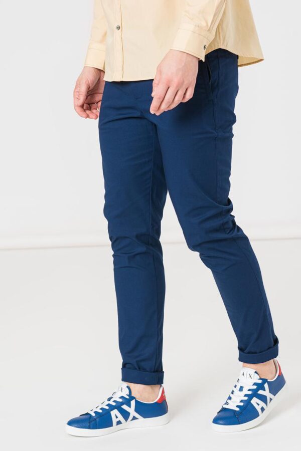 PANTALONI LUNG CASUAL BARBATI  NAVY M - Image 4