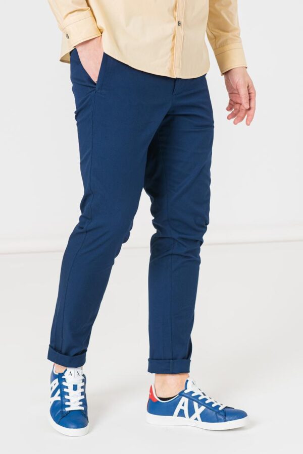 PANTALONI LUNG CASUAL BARBATI  NAVY M - Image 5