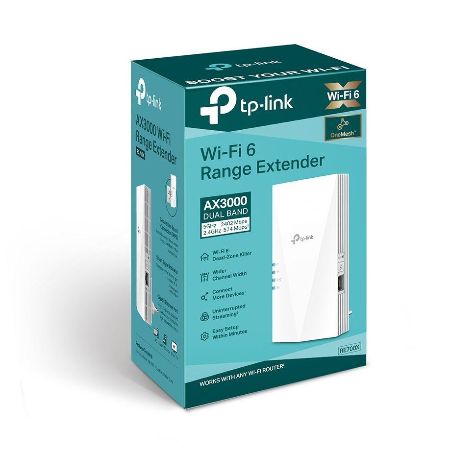 TP-Link RE700X AX3000 Wi-Fi 6 Range Extender