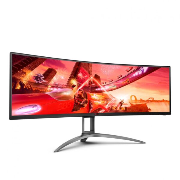 AOC B2 AG493UCX2 computer monitor 124 cm (48.8") 5120 x 1440 pixels Quad HD LED Black - Image 5