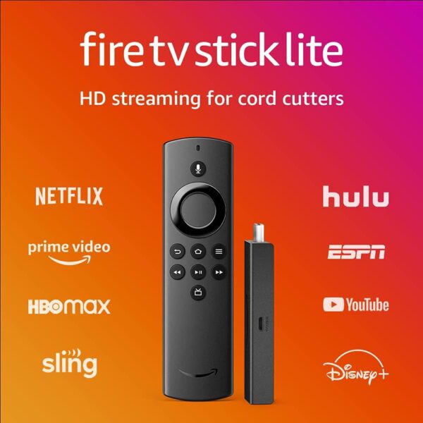 Amazon Fire TV Stick Lite 2020 Black "B07YNLBS7R" (timbru verde 0.8 lei) - Image 2