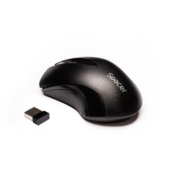 MOUSE USB OPTICAL WRL/BLACK SPMO-W12 SPACER - Image 3