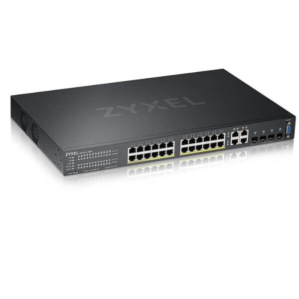 Zyxel GS2220-28HP-EU0101F network switch Managed L2 Gigabit Ethernet (10/100/1000) Power over Ethernet (PoE) Black