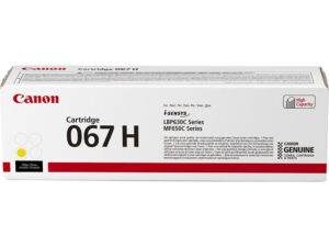 Canon originální toner 067H žlutá pro i-SENSYS MF657Cdw (2350 str.)