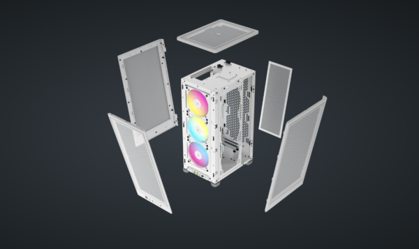 CR iCUE 2000D AIRFLOW RGB MINI-ITX WH "CC-9011247-WW" (timbru verde 0.24 lei) - Image 3