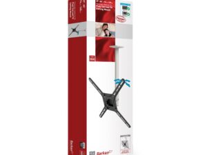 SUPORT pt tavan BARKAN, pt 1 TV/monitor plat, curbat, diag. max 65 inch, orizontala, verticala, inclinare, max 40 Kg, "3500.W"