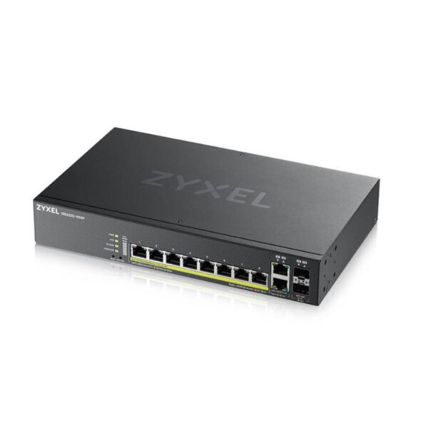 Zyxel GS2220-10-EU0101F network switch Managed L2 Gigabit Ethernet (10/100/1000) Black