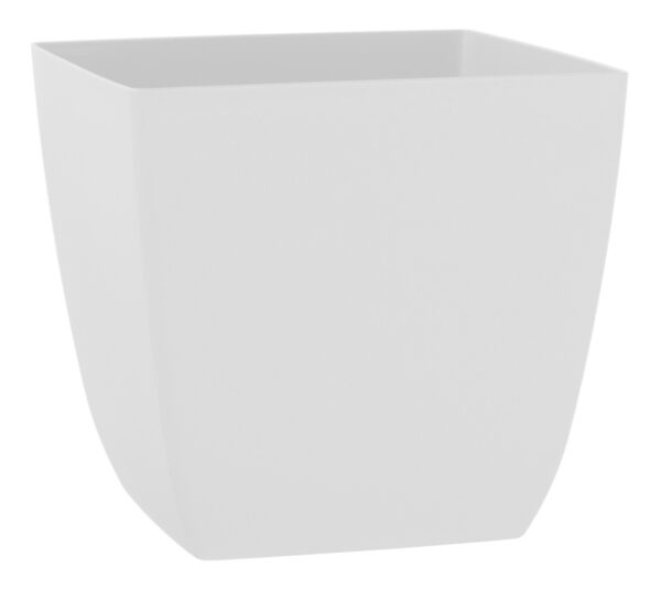 Plant Pot SANTIAGO 15cm x 15cm x h14,5cm, snow - Image 3