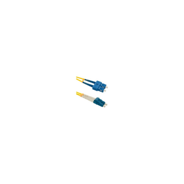 Qoltec Patchcord światłowodowy SC/UPC - LC/UPC | Singlemode | 9/125 | G652D | Duplex | 3m