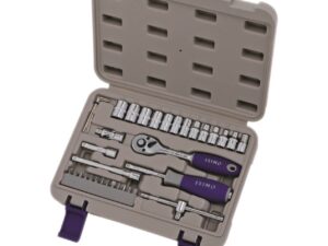 Sockets 4-13mm and bits PH,PZ,SL,HEX set 1/4" 35 pcs Irimo