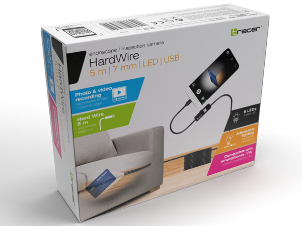 Tracer HardWire 5M 7MM LED USB (USB-C)