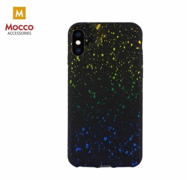 Mocco SKY Silicone Case for Apple iPhone XS Max Yellow-Blue - Image 3