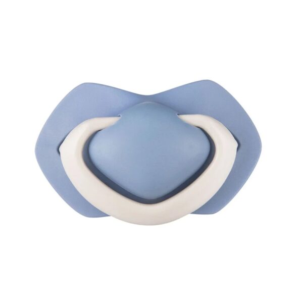 Canpol babies Set of Silicone Symmetrical Soothers 6-18m PURE COLOR 2pcs. 22/656_blu - Image 2