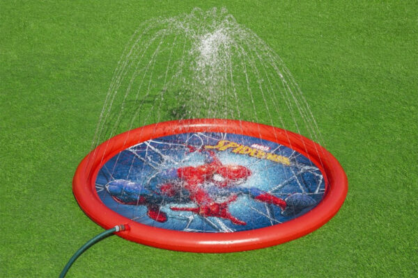 Inflatable Paddling Pool Mat With Fountain Spider-man 165 cm Bestway 98792 - Image 4