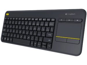 Logitech Wireless Touch Keyboard K400 Plus - Kl�vesnice - s touchpad - bezdr�tov� - 2.4 GHz - QWERTZ - ma�arsk� - �ern�