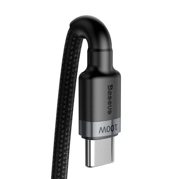 Baseus Cafule PD2.0 100W flash charging USB For Type-C cable (20V 5A)2m Gray+Black - Image 6